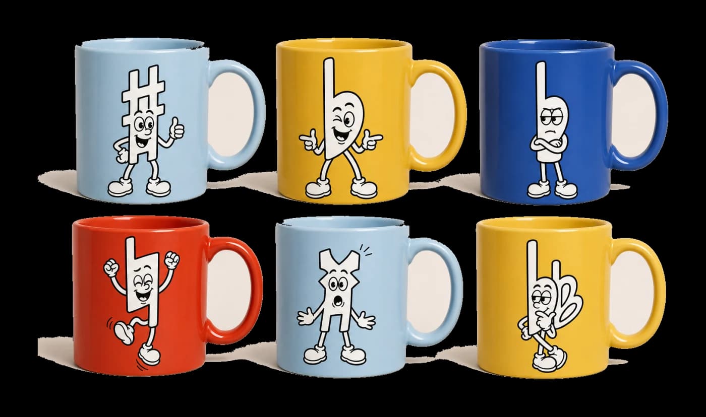 Lovely Accent Mugs, product image